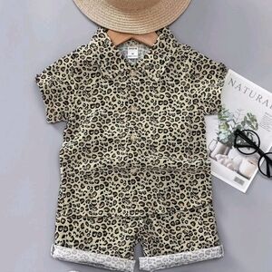 leopard toddler set 4t